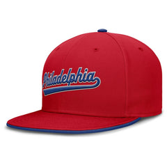Philadelphia Phillies Primetime Dri-FIT Round Bill True Fitted Hat Red | Nike