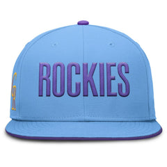 Colorado Rockies 2025 City Connect True Performance Fitted Hat Light Blue | Nike