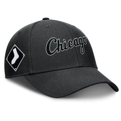 Chicago White Sox Rise Gaberdine Adjustable Hat Black | Nike