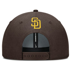 San Diego Padres Rise Gaberdine Adjustable Hat Brown | Nike