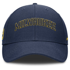 Milwaukee Brewers Rise Gaberdine Adjustable Hat Navy | Nike