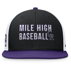 Colorado Rockies Pro Trucker Snapback Hat Black | Nike