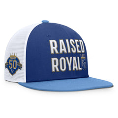 Kansas City Royals Pro Performance Trucker Snapback Hat Royal/Light Blue | Nike