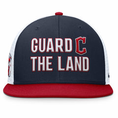 Cleveland Guardians Pro Trucker Snapback Hat Navy | Nike