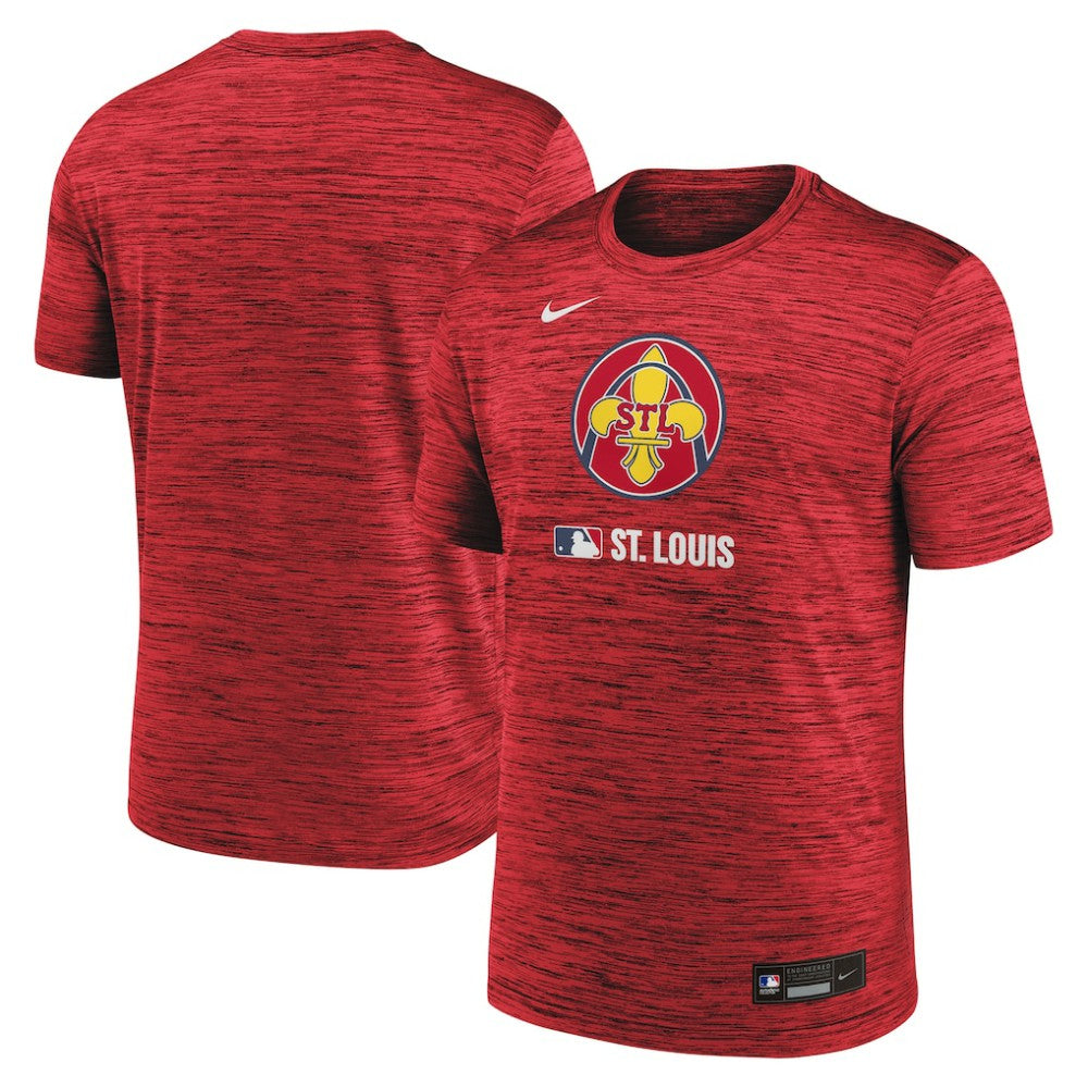 St. Louis Cardinals Authentic Collection City Connect Velocity Dri-FIT T-Shirt Red | Nike