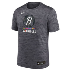 Baltimore Orioles Authentic Collection City Connect Velocity Dri-FIT T-Shirt Black | Nike