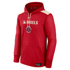 Los Angeles Angels Authentic Collection City Connect Therma Pullover Hoodie Red | Nike