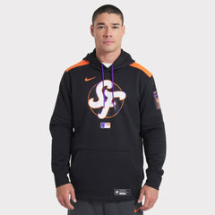 San Francisco Giants 2025 City Connect Authentic Collection Performance Pullover Hoodie Black | Nike