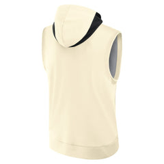 Los Angeles Dodgers 2025 City Connect Authentic Collection Dri-FIT Sleeveless Hoodie Cream | Nike