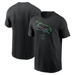 Tampa Bay Rays City Connect Large Logo T-Shirt Black | Nike