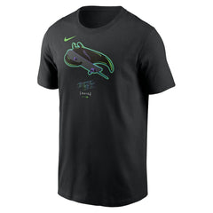 Tampa Bay Rays City Connect Large Logo T-Shirt Black | Nike