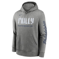 Philadelphia Phillies City Connect Club Pullover Hoodie Heather Charcoal | Nike