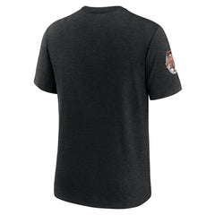 San Francisco Giants Cooperstown Collection Eras Tri-Blend T-Shirt Heather Black | Nike
