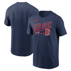 Boston Red Sox Cooperstown Collection Retro T-Shirt Navy | Nike