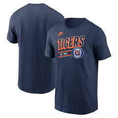 Detroit Tigers Cooperstown Collection Retro T-Shirt Navy | Nike