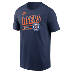 Detroit Tigers Cooperstown Collection Retro T-Shirt Navy | Nike