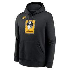 Pittsburgh Pirates Cooperstown Collection Logo Club Hoodie Black | Nike