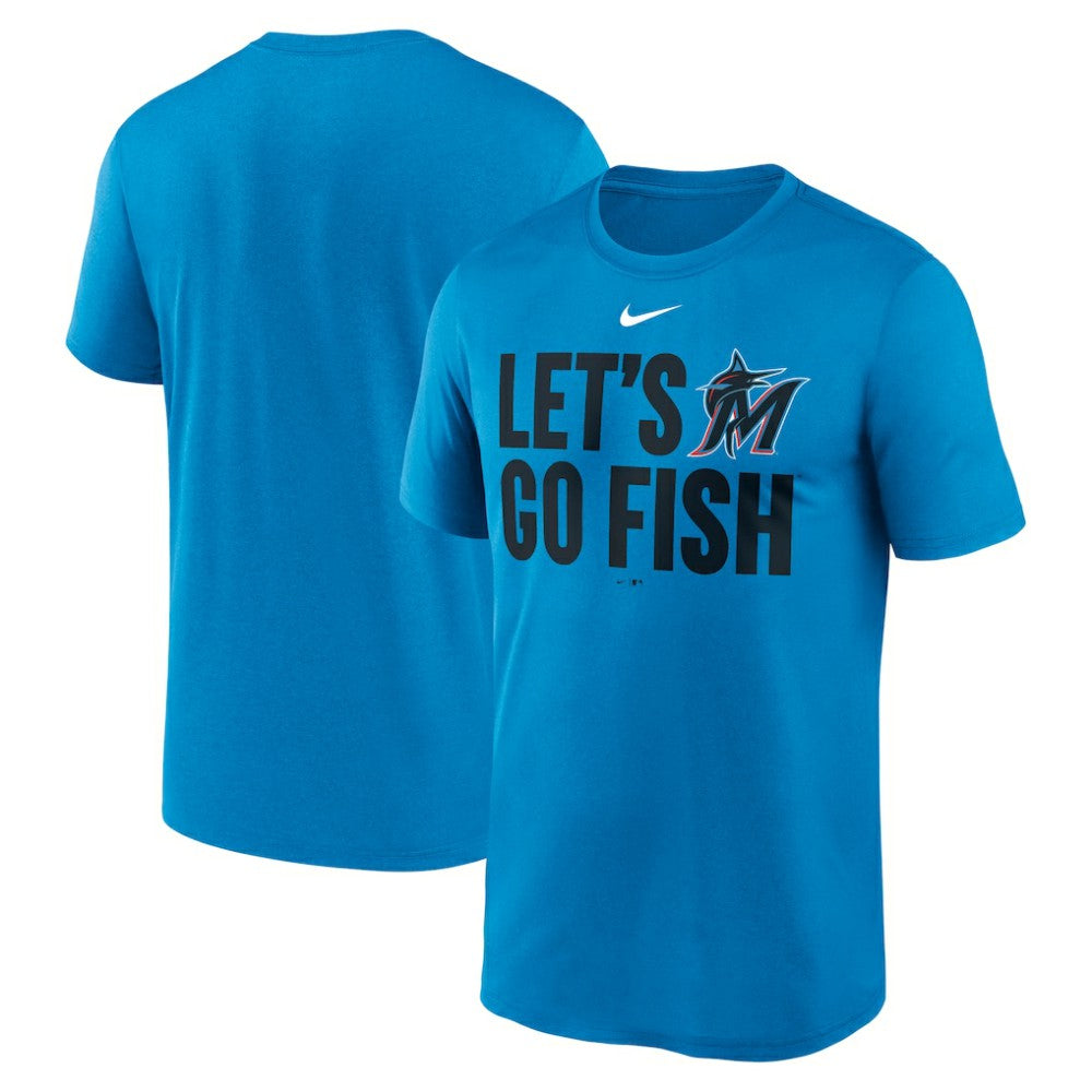 Miami Marlins Local Legend Performance T-Shirt Blue | Nike