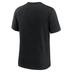 San Francisco Giants Logo Tri-Blend T-Shirt Heather Black | Nike
