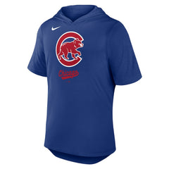 Chicago Cubs Tri-Blend Hoodie T-Shirt Royal | Nike