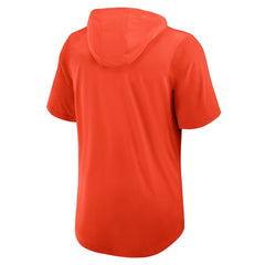 San Francisco Giants Tri-Blend Hoodie T-Shirt Orange | Nike
