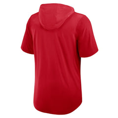Texas Rangers Tri-Blend Hoodie T-Shirt Red | Nike
