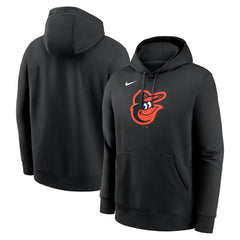 Baltimore Orioles Logo Club Fleece Hoodie Black | Nike