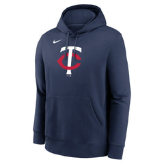 Minnesota Twins Logo Club Fleece Hoodie Navy | Nike