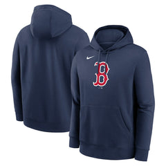 Boston Red Sox Logo Club Fleece Hoodie Navy | Nike