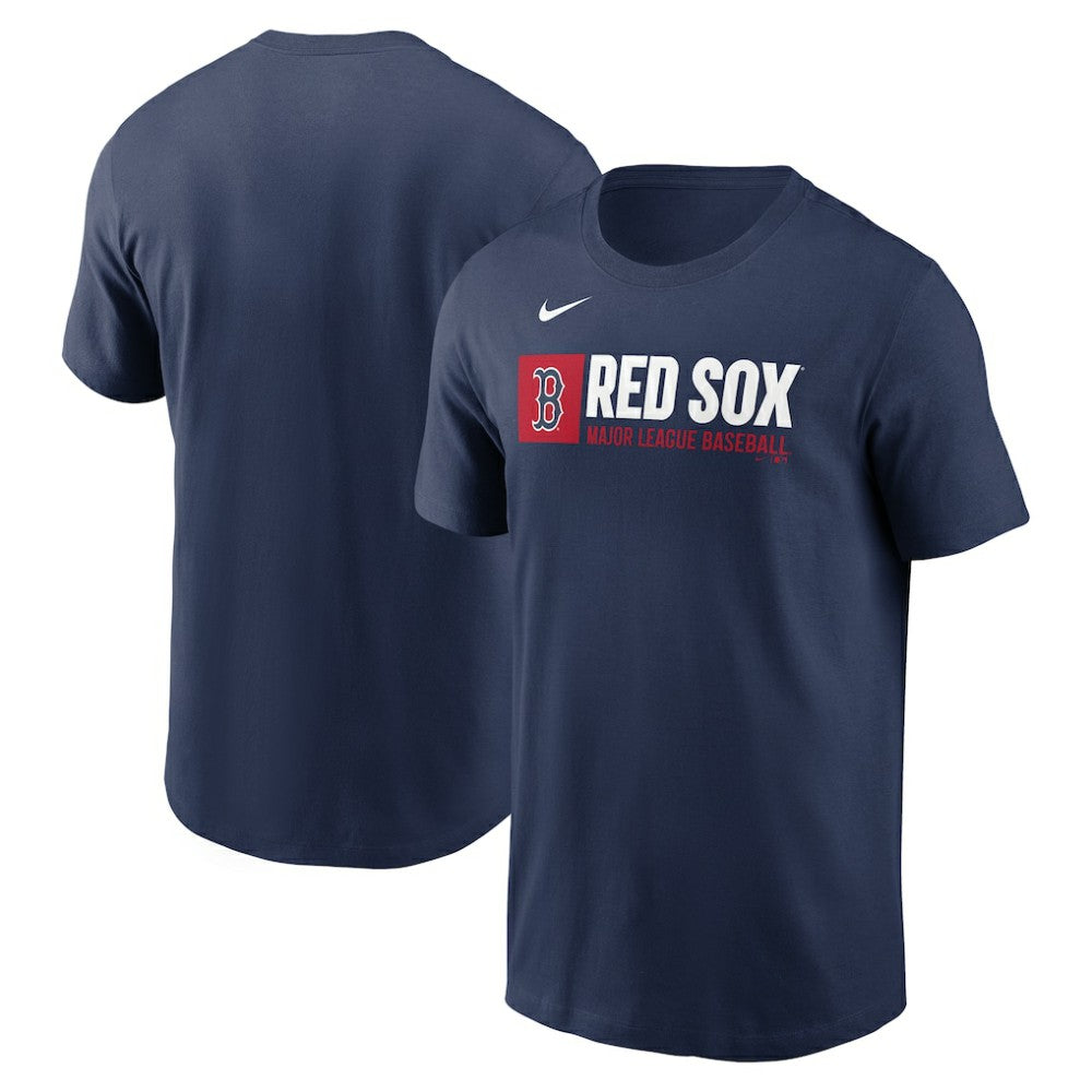 Boston Red Sox Team Block T-Shirt Navy | Nike