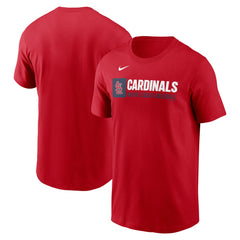 St. Louis Cardinals Team Block T-Shirt Red | Nike