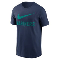 Seattle Mariners Swoosh T-Shirt Navy | Nike