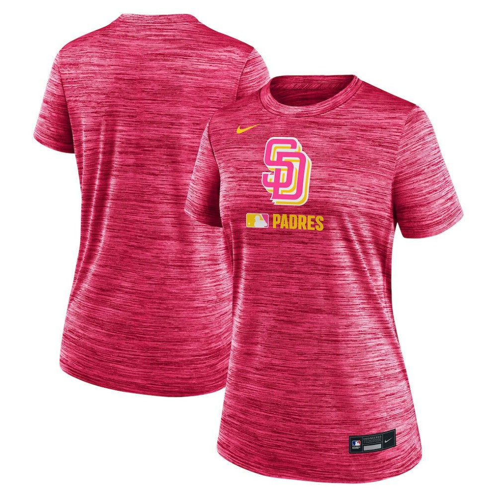 San Diego Padres Women's Authentic Collection City Connect Velocity Dri-FIT T-Shirt Pink | Nike