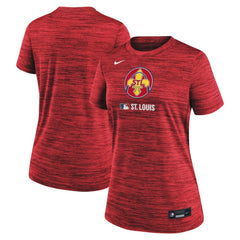 St. Louis Cardinals Women's Authentic Collection City Connect Velocity Dri-FIT T-Shirt Red | Nike