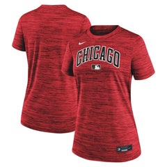 Chicago White Sox Women's 2025 City Connect Authentic Collection Velocity Dri-FIT T-Shirt Red | Nike