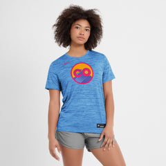 Colorado Rockies Women's 2025 City Connect Authentic Collection Velocity Dri-FIT T-Shirt Blue | Nike