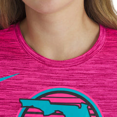 Miami Marlins Women's 2025 City Connect Authentic Collection Velocity Dri-FIT T-Shirt Pink | Nike