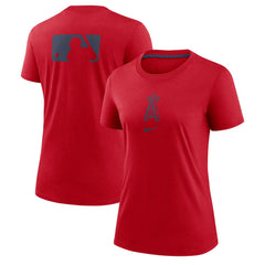 Los Angeles Angels Women's Authentic Collection Early Work Tri-Blend T-Shirt Red | Nike