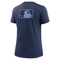 Tampa Bay Rays Women's Authentic Collection Early Work Tri-Blend T-Shirt Navy | Nike