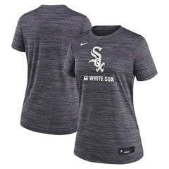 Chicago White Sox Women's Authentic Collection Velocity Dri-FIT T-Shirt Black | Nike