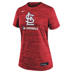 St. Louis Cardinals Women's Authentic Collection Velocity Dri-FIT T-Shirt Red | Nike