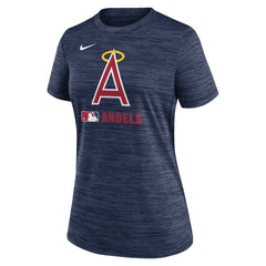 Los Angeles Angels Women's Authentic Collection Alternate Logo Velocity Dri-FIT T-Shirt Navy | Nike
