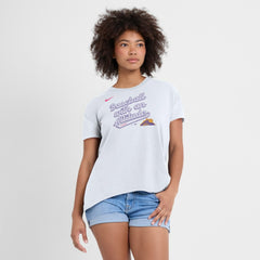 Colorado Rockies Women's 2025 City Connect Flowy Fashion Tri-Blend Dri-FIT T-Shirt White | Nike