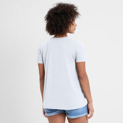 Colorado Rockies Women's 2025 City Connect Flowy Fashion Tri-Blend Dri-FIT T-Shirt White | Nike