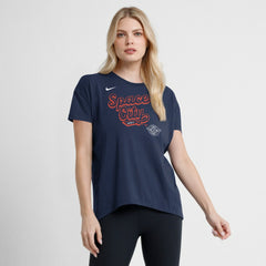 Houston Astros Women's 2025 City Connect Flowy Fashion Tri-Blend Dri-FIT T-Shirt Navy | Nike