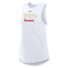 Atlanta Braves Women's City Connect Tricode High Neck Dri-FIT Tank Top White | Nike