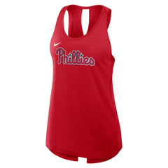 Philadelphia Phillies Open-Back Crisscross Dri-FIT Tank Top Red | Nike