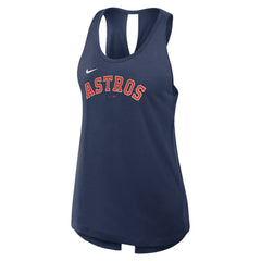 Houston Astros Open-Back Crisscross Dri-FIT Tank Top Navy | Nike