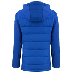 Kansas City Royals Cutter & Buck Women's Evoke Hybrid Eco Softshell Recycled Full-Zip Hoodie Jacket Royal