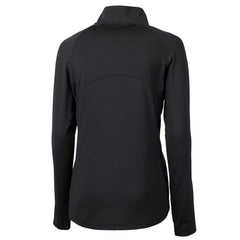 Baltimore Orioles Cutter & Buck Women's DryTec Adapt Eco Knit Stretch Recycled Raglan Half-Zip Top Black